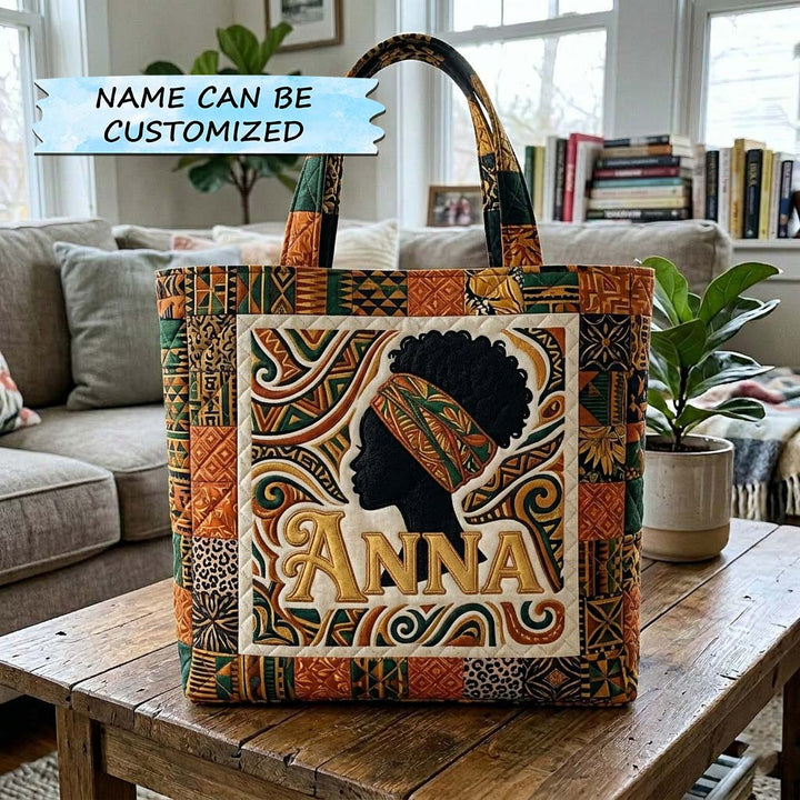 Τσάντα Tote Melanin Pride με Κέντημα QTCUZ GFTOQA2369