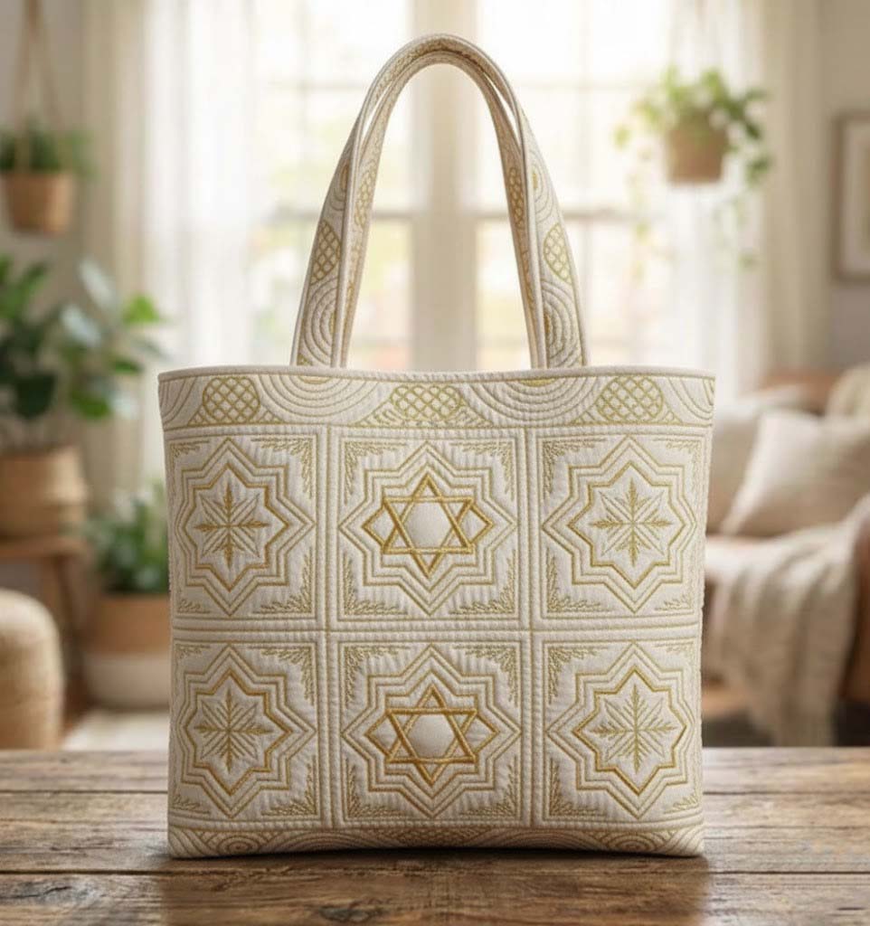 Τσάντα Tote με Σχεδίαση Άστρου του Δαβίδ GFTOTG2958