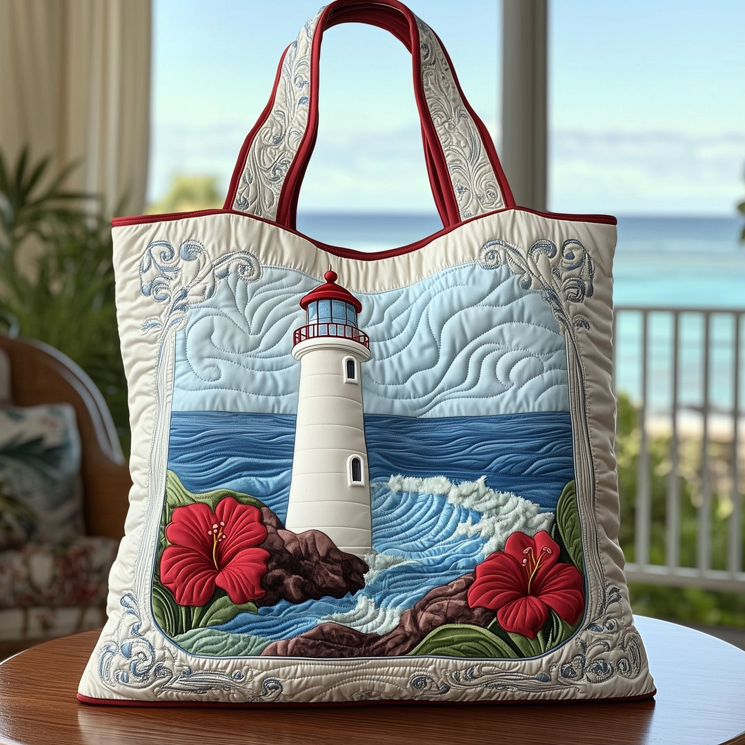Τσάντα Tote με Κέντημα Φάρος GFTOTG664