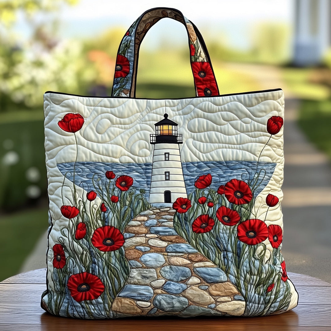Τσάντα Tote με Κέντημα Φάρος GFTOTG666