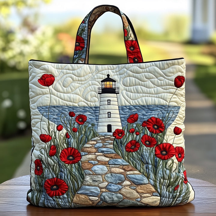 Τσάντα Tote με Κέντημα Φάρος GFTOTG666