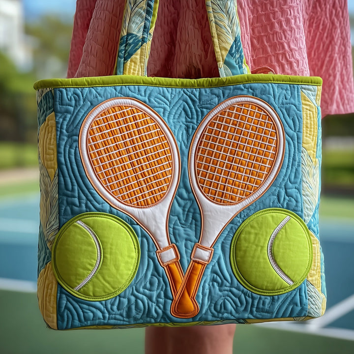 Quilted Tennis Tote Bag - GFTOTP10636