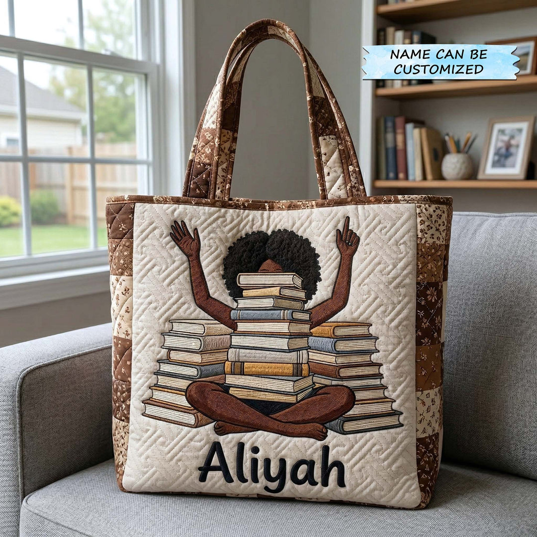Ebony Reader Κεντητή Tote Τσάντα QTCUZ GFTOTP18236