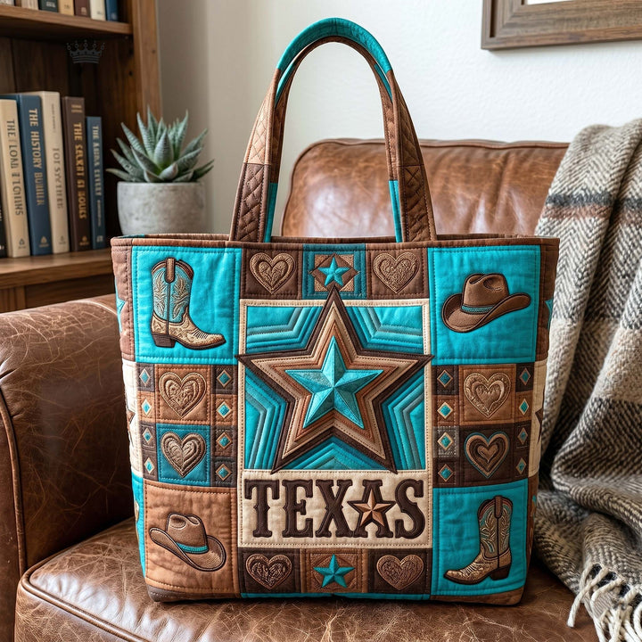 Τσάντα Tote με Κέντημα Texas Pride - Κωδικός GFTOTP18854