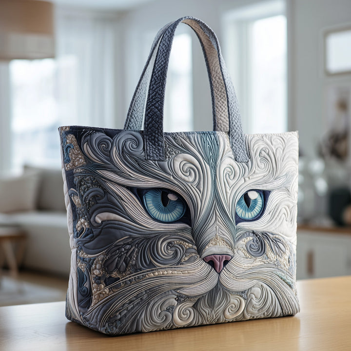 Τσάντα Tote με Θέμα Catitude και Κουβερτούρα GFTOTP9915