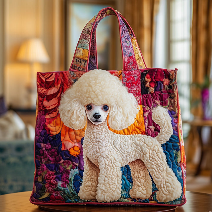 Τσάντα Tote με Κουβερτούρα Poodle - GFTOYC192