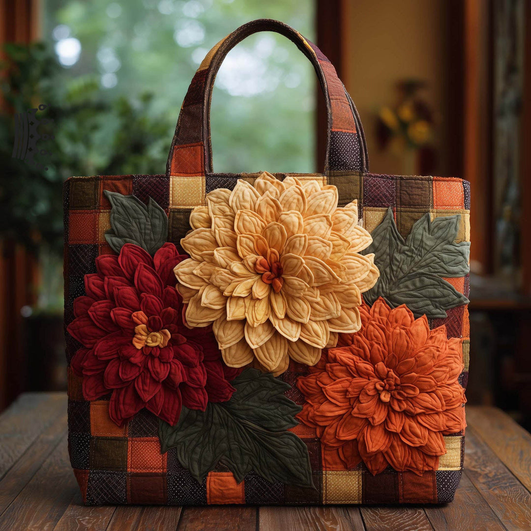 Τσάντα Tote Patchwork Dahlia με Κουβερλί GFTOYC2863