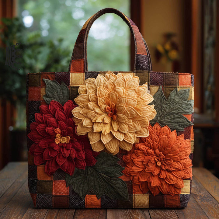 Τσάντα Tote Patchwork Dahlia με Κουβερλί GFTOYC2863
