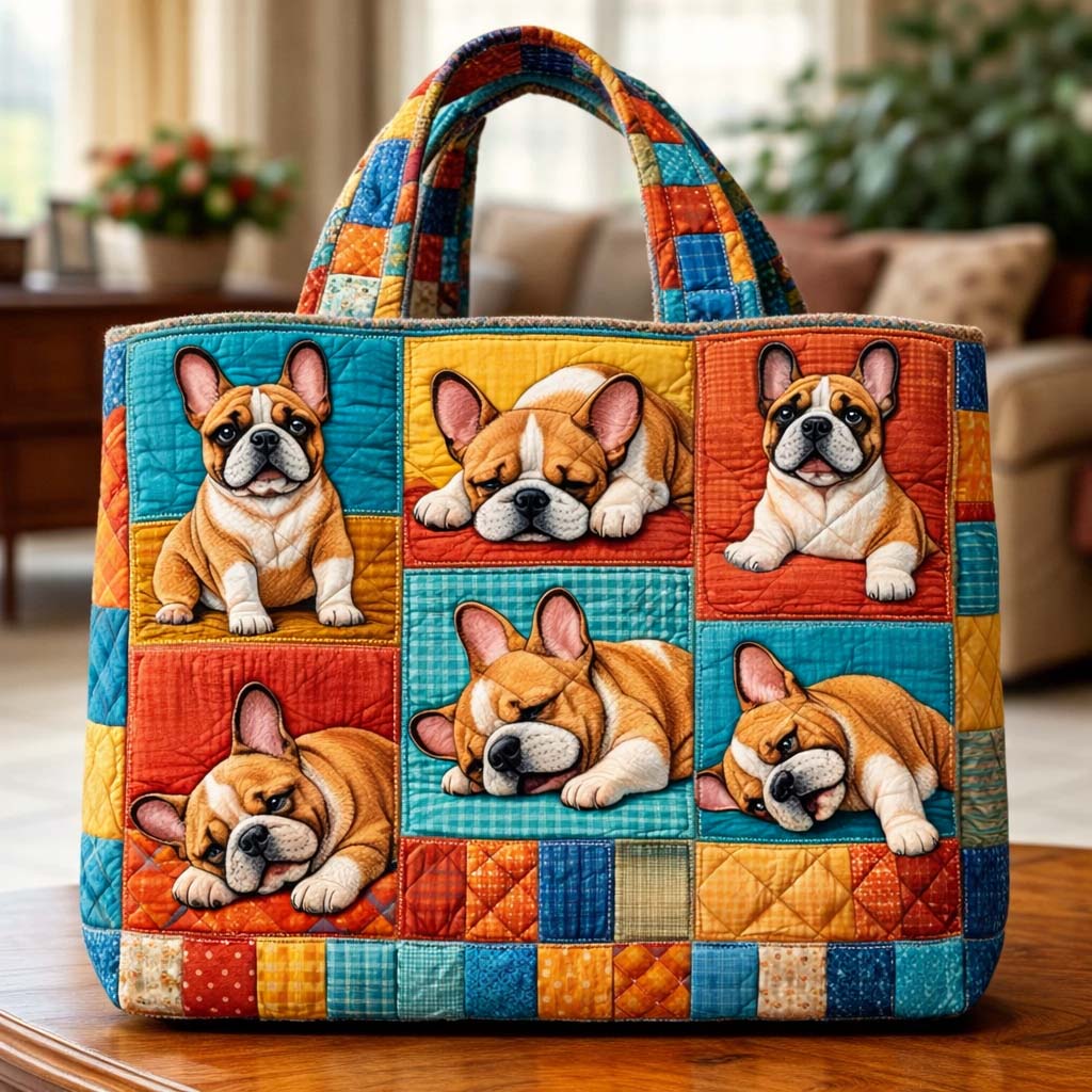 Τσάντα Tote με Κουβέρτα Frenchie Bulldog - Μοντέλο GFTOYC3044