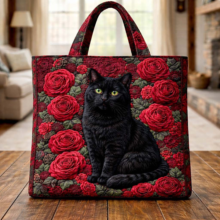 Τσάντα Tote με Κέντημα Gentle Purr - Κωδικός GFTOYC3130