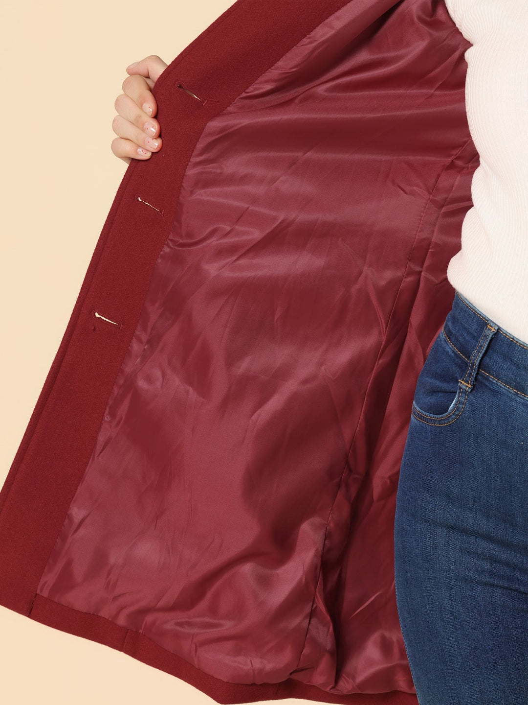 Γυναικείο Χειμερινό Trench Coat με Εντυπωσιακό Κουμπί