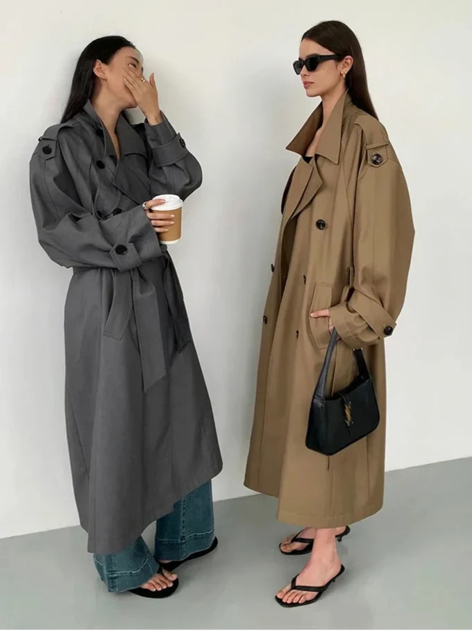 Μακρύ Oversized Γυναικείο Μπουφάν