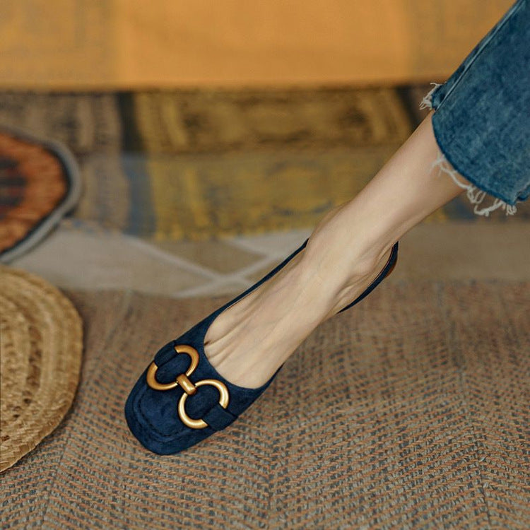 Evona Backless Slingback Shoes