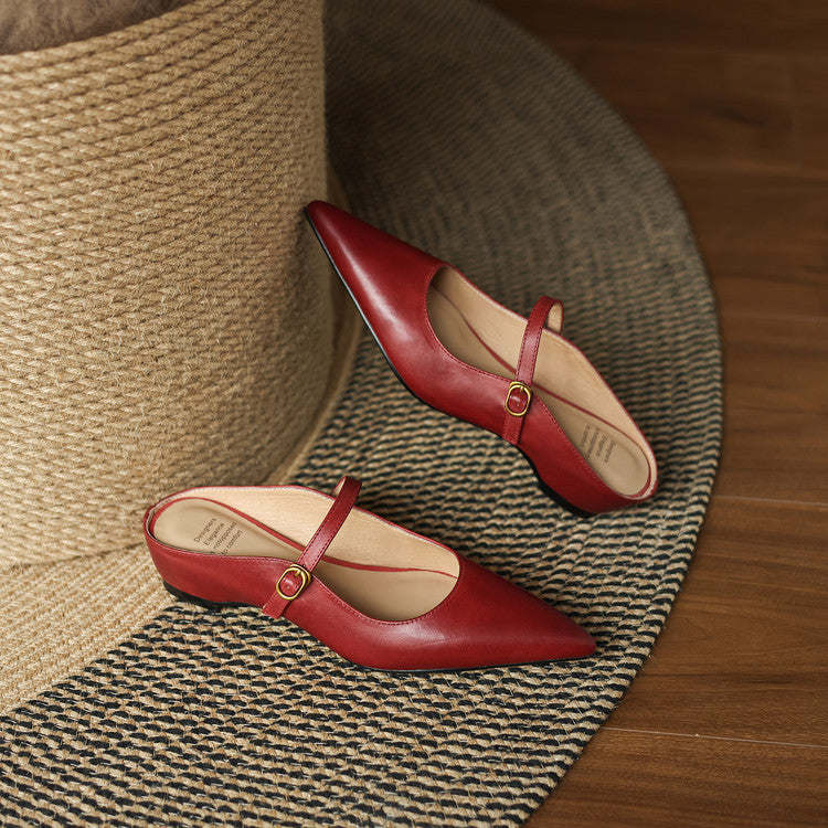 Γνήσια Δερμάτινα Μουλάρια Neok
