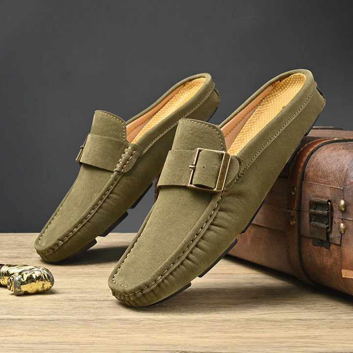 Zayden Suede Slip-On Mules