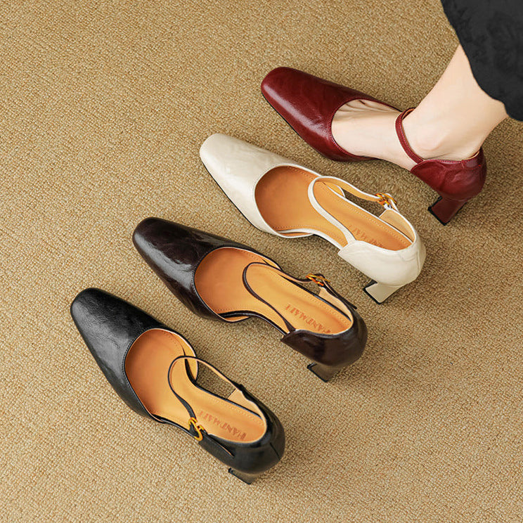 Αυθεντικές Δερμάτινες Γόβες Amaris