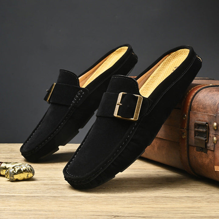 Zayden Suede Slip-On Mules