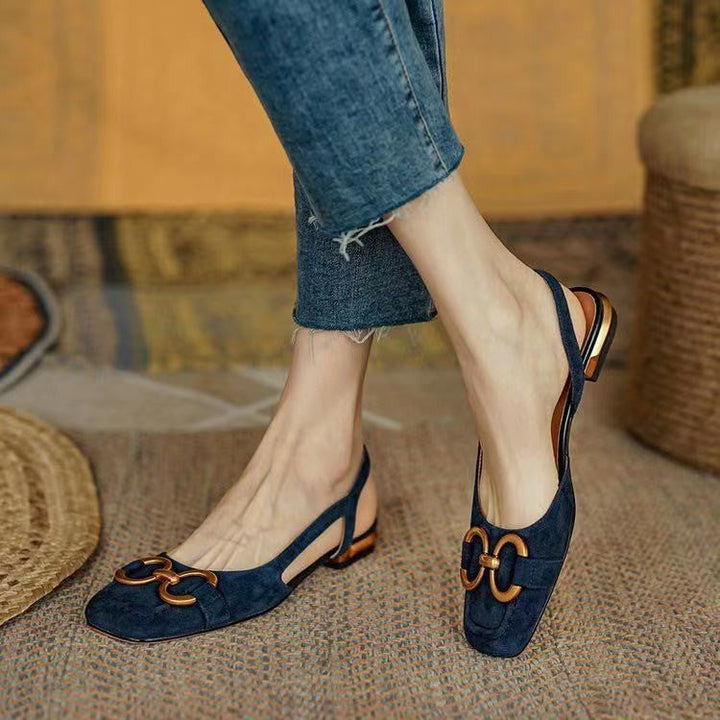 Evona Backless Slingback Shoes
