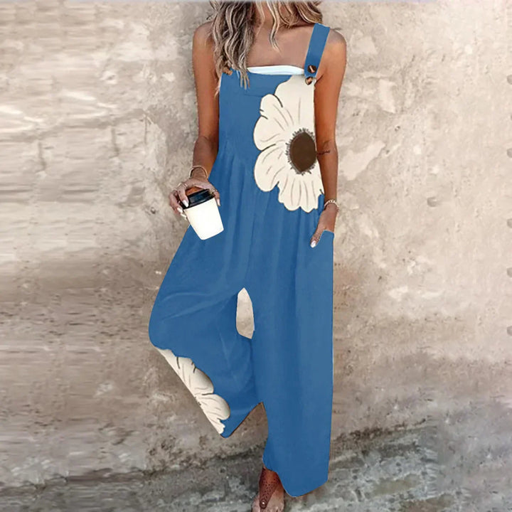 Γυναικεία Ολόσωμη Φόρμα με Floral Σχέδιο