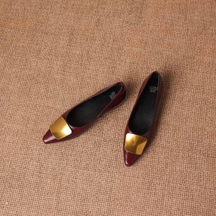 Αυθεντικές Δερμάτινες Μπαλαρίνες