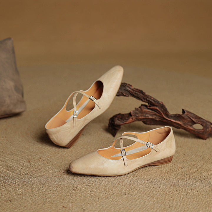 Genuine Leather Eclan Flats