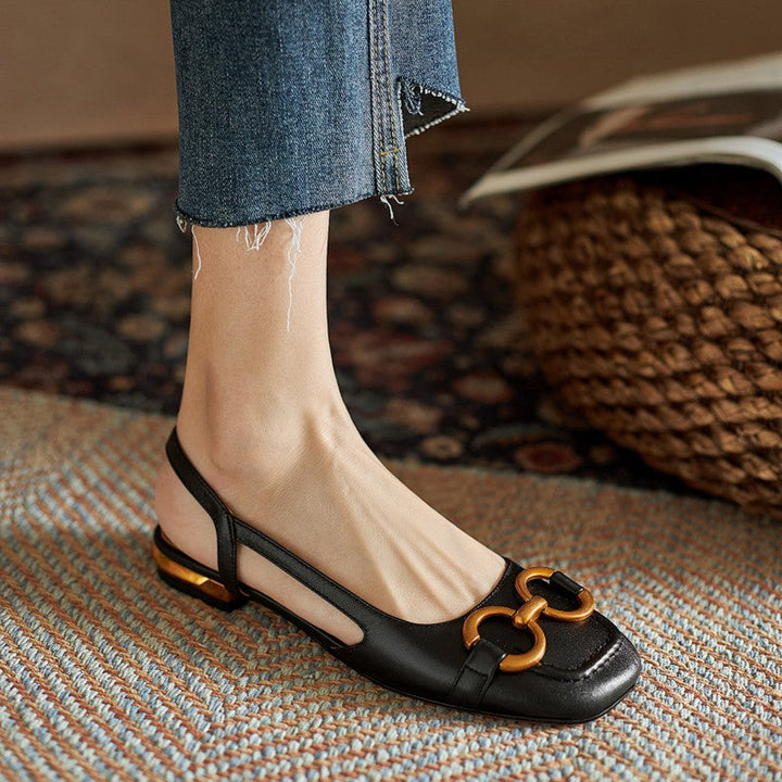 Evona Backless Slingback Shoes