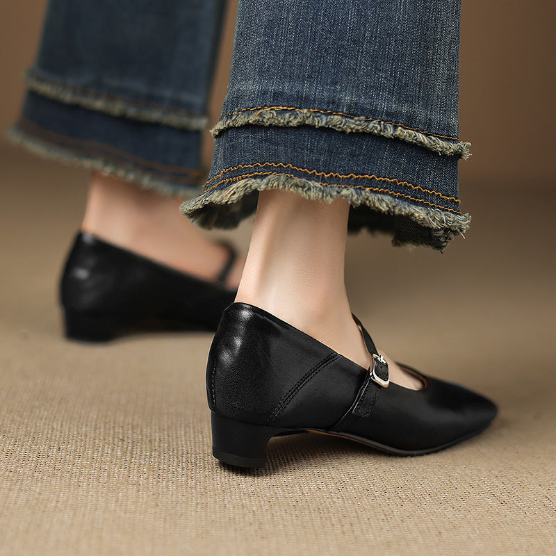 Γνήσιες Δερμάτινες Μπαλαρίνες
