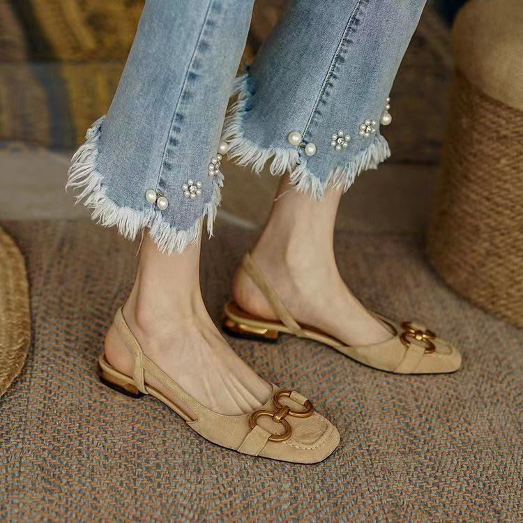 Evona Backless Slingback Shoes