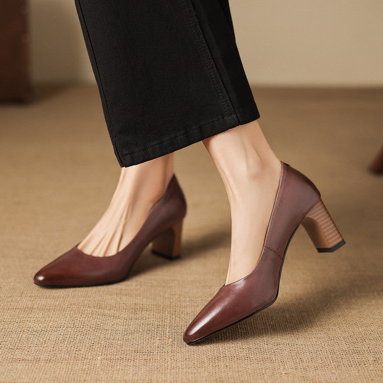 Αυθεντικές Δερμάτινες Γόβες Velia