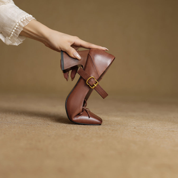 Αυθεντικές Δερμάτινες Γόβες Emara