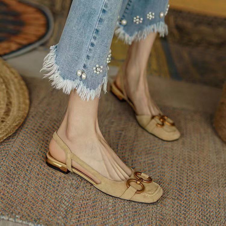 Evona Backless Slingback Shoes