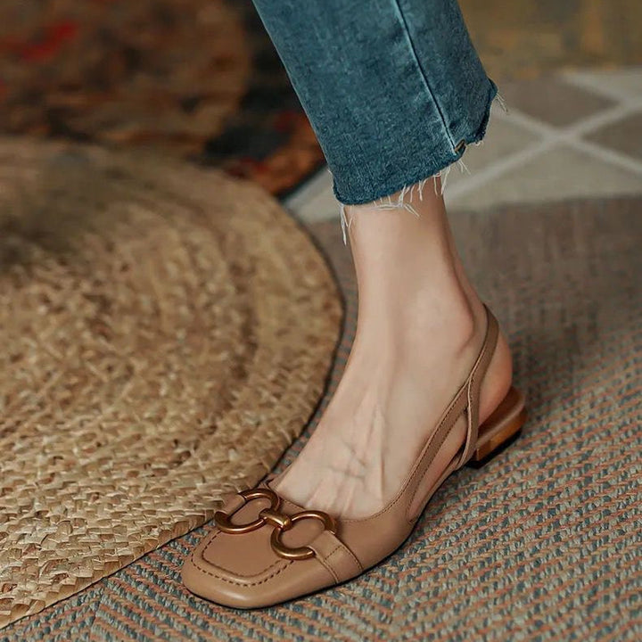 Evona Backless Slingback Shoes