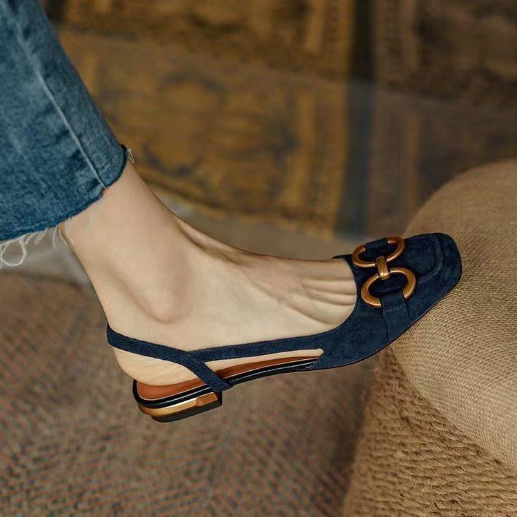 Evona Backless Slingback Shoes