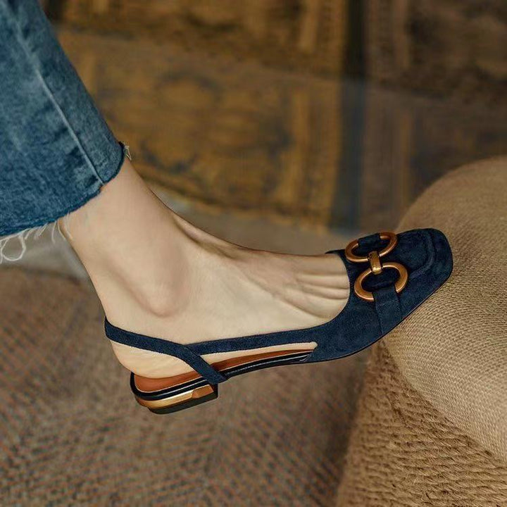 Evona Backless Slingback Shoes
