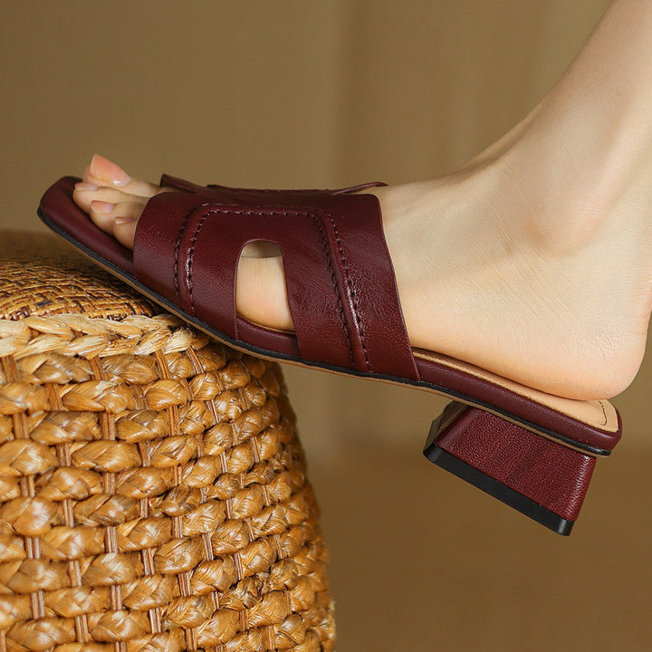 Γνήσια Δερμάτινα Σανδάλια H-Strap