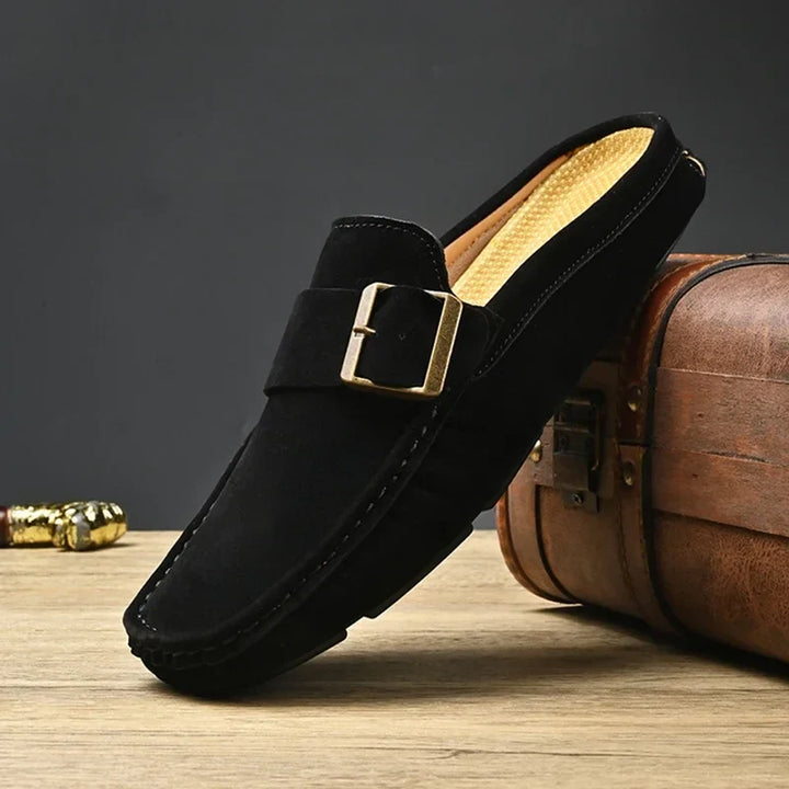 Zayden Suede Slip-On Mules