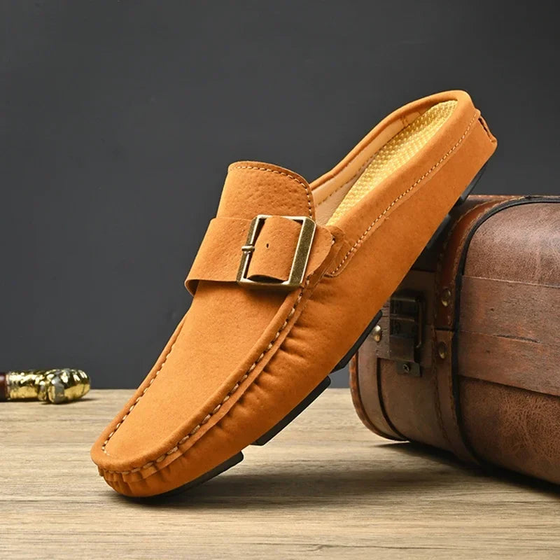 Zayden Suede Slip-On Mules