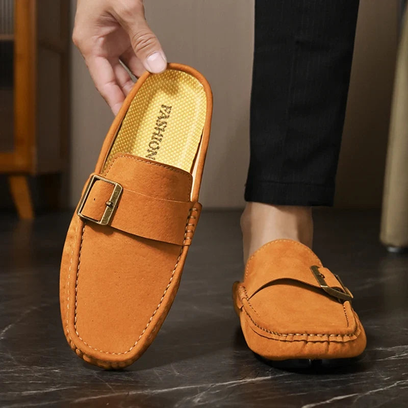 Zayden Suede Slip-On Mules