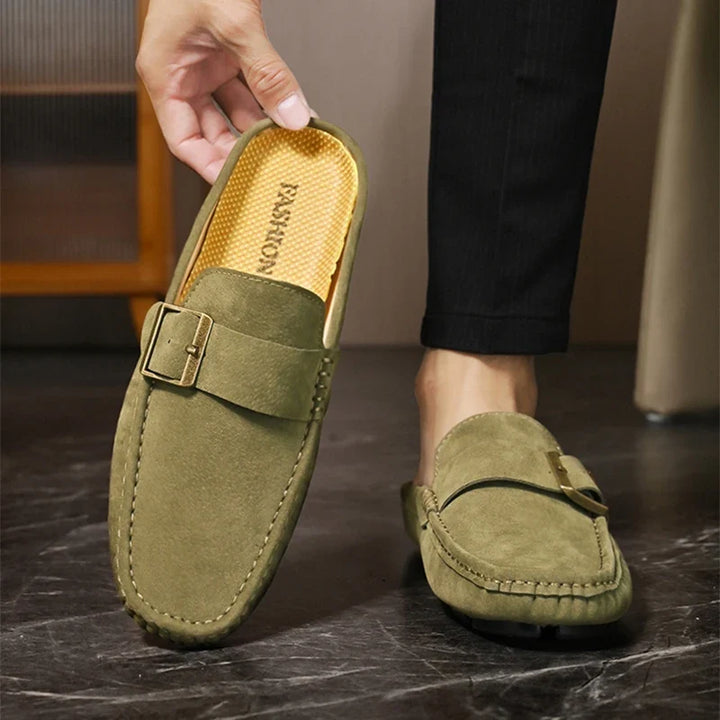 Zayden Suede Slip-On Mules