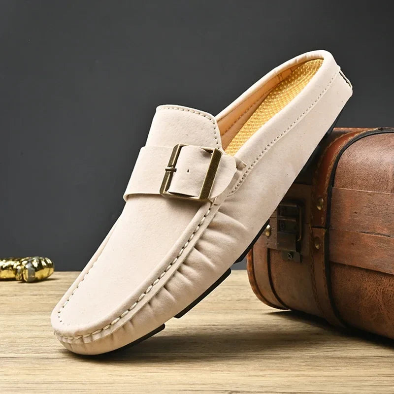 Zayden Suede Slip-On Mules