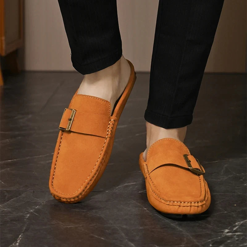 Zayden Suede Slip-On Mules