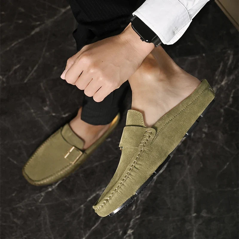 Zayden Suede Slip-On Mules
