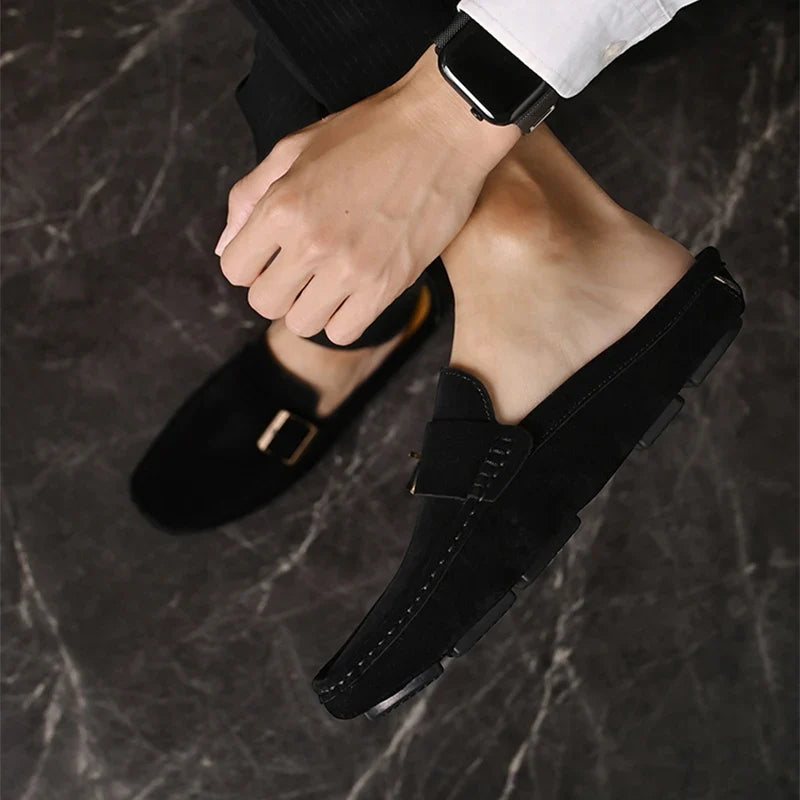 Zayden Suede Slip-On Mules