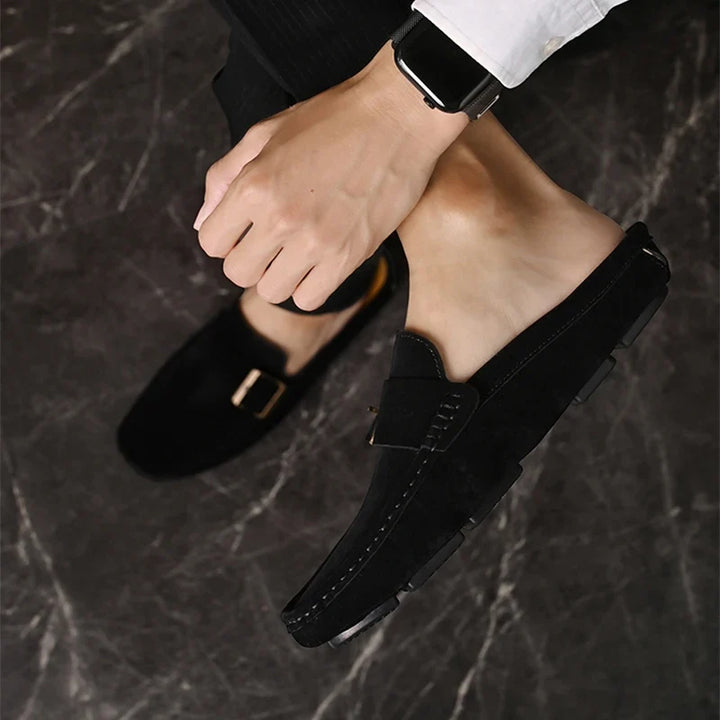 Zayden Suede Slip-On Mules
