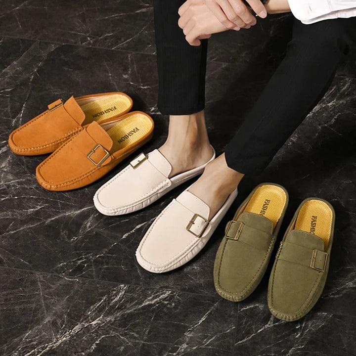 Zayden Suede Slip-On Mules