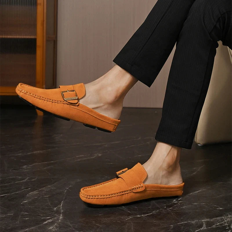 Zayden Suede Slip-On Mules