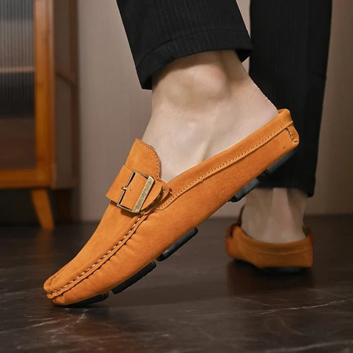 Zayden Suede Slip-On Mules