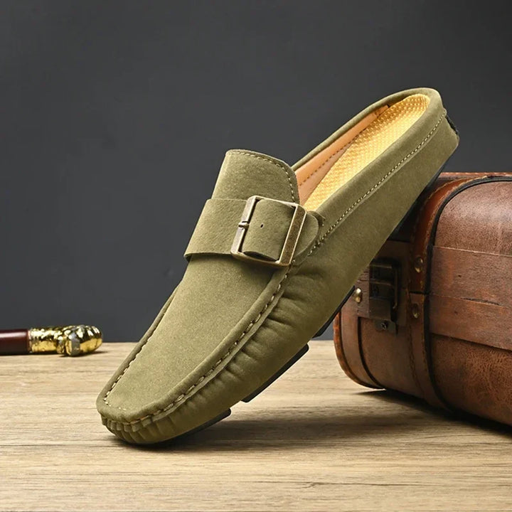 Zayden Suede Slip-On Mules