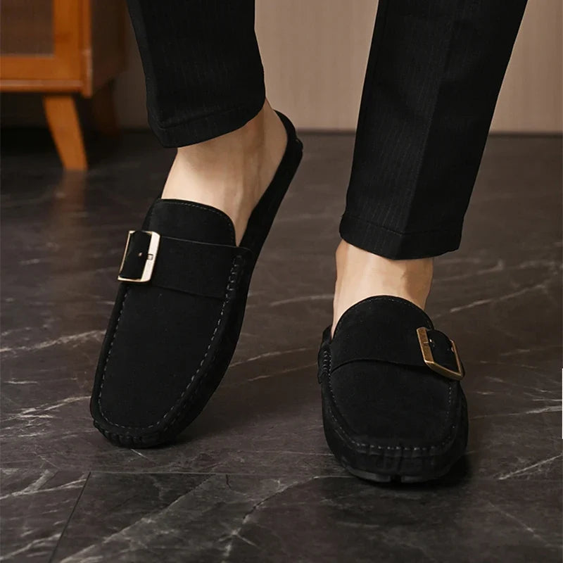 Zayden Suede Slip-On Mules