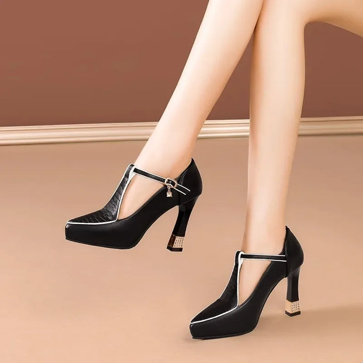 Croclyn Stiletto Heels